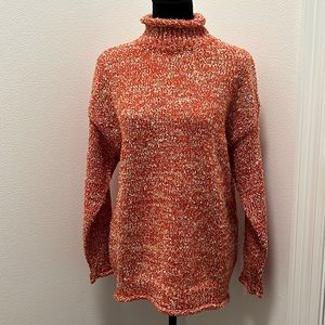 Pink Lily mock neck sweater, size medium